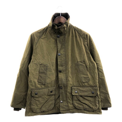 イングランド製 Barbour バブアー CLASSIC BEDALE ビデイル オイルドジャケット ユーロ カーキ (メンズ L相当) 中古 古着 P6609 イングランド製 Barbour バブアー CLASSIC BEDALE ビデイル オイルドジャケット ユーロ カーキ (メンズ L相当) 中古 古着 P6609