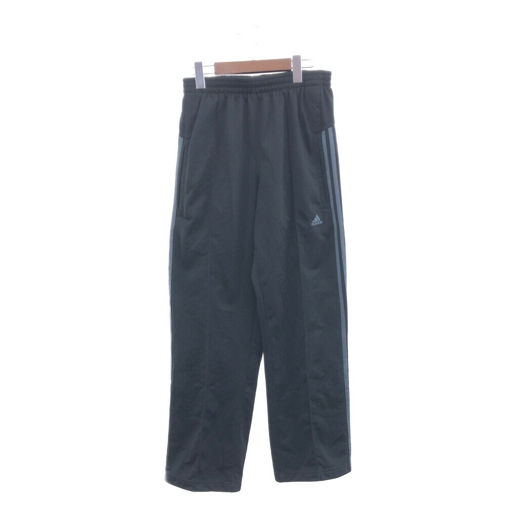 樂天商城 - adidas アディダス サイドライン トラックパンツ スポーツ ジャージ ブラック (メンズ S) 中古 古着 P7175