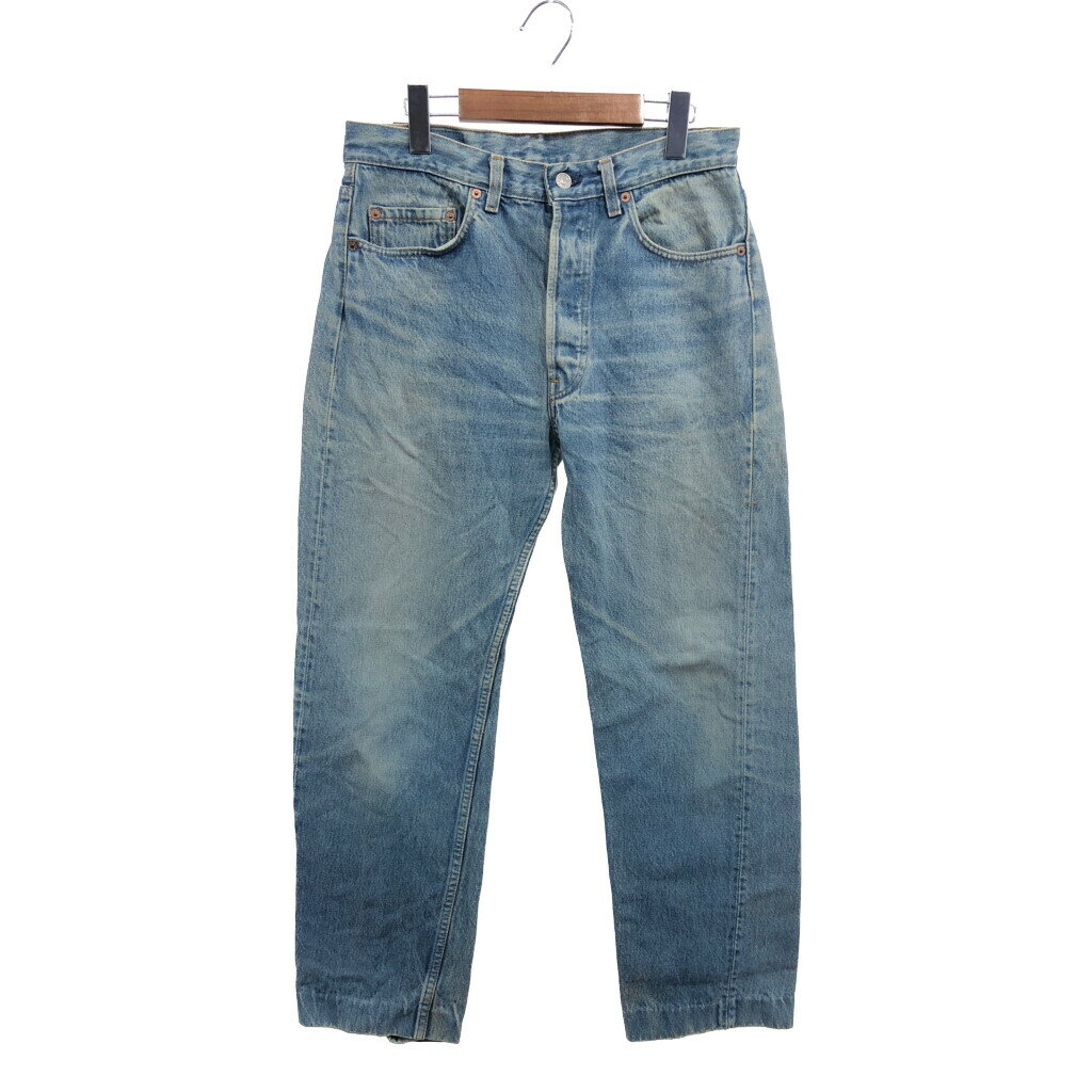 90N USA Levi's [oCX 501 Xg[g fjpc {gX AJW u[ (Y 32~32)  Ò P7365