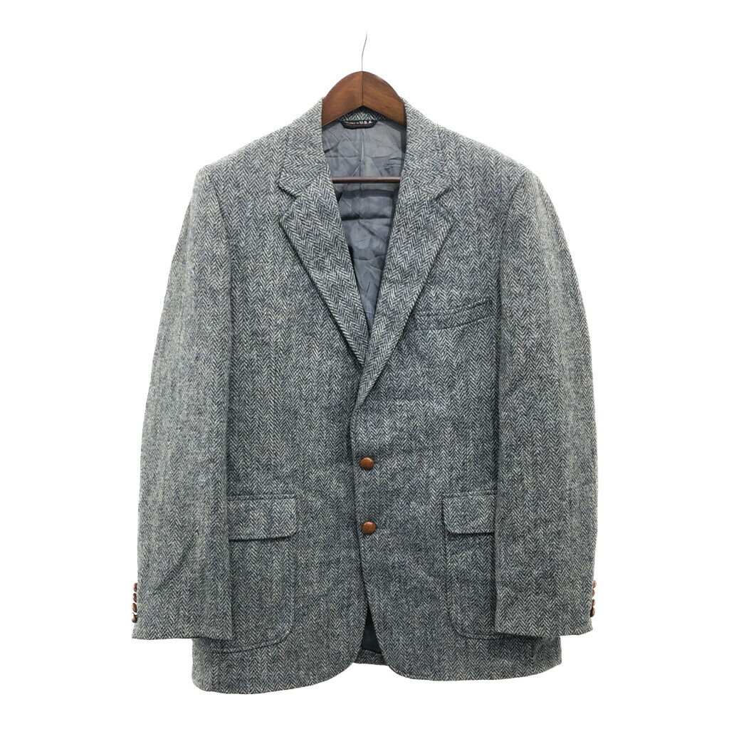 80N USA Harris Tweed nXcC[h e[[hWPbg AE^[ w{[cC O[ (Y XL)  Ò P7517