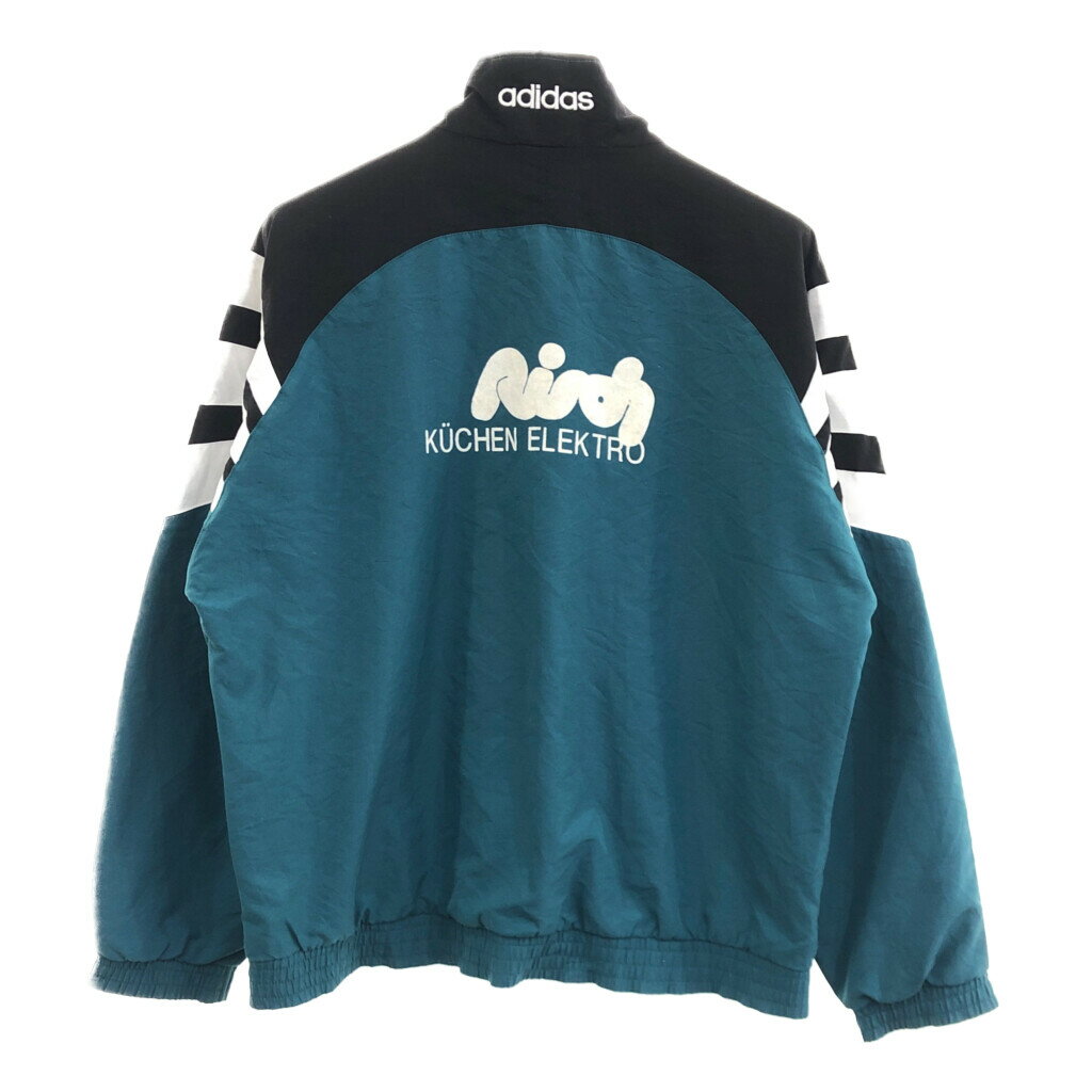 90年代 adidas アディダス トラックジャケットジャケット スポーツ グリーン (メンズ M) 中古 古着 P7941
