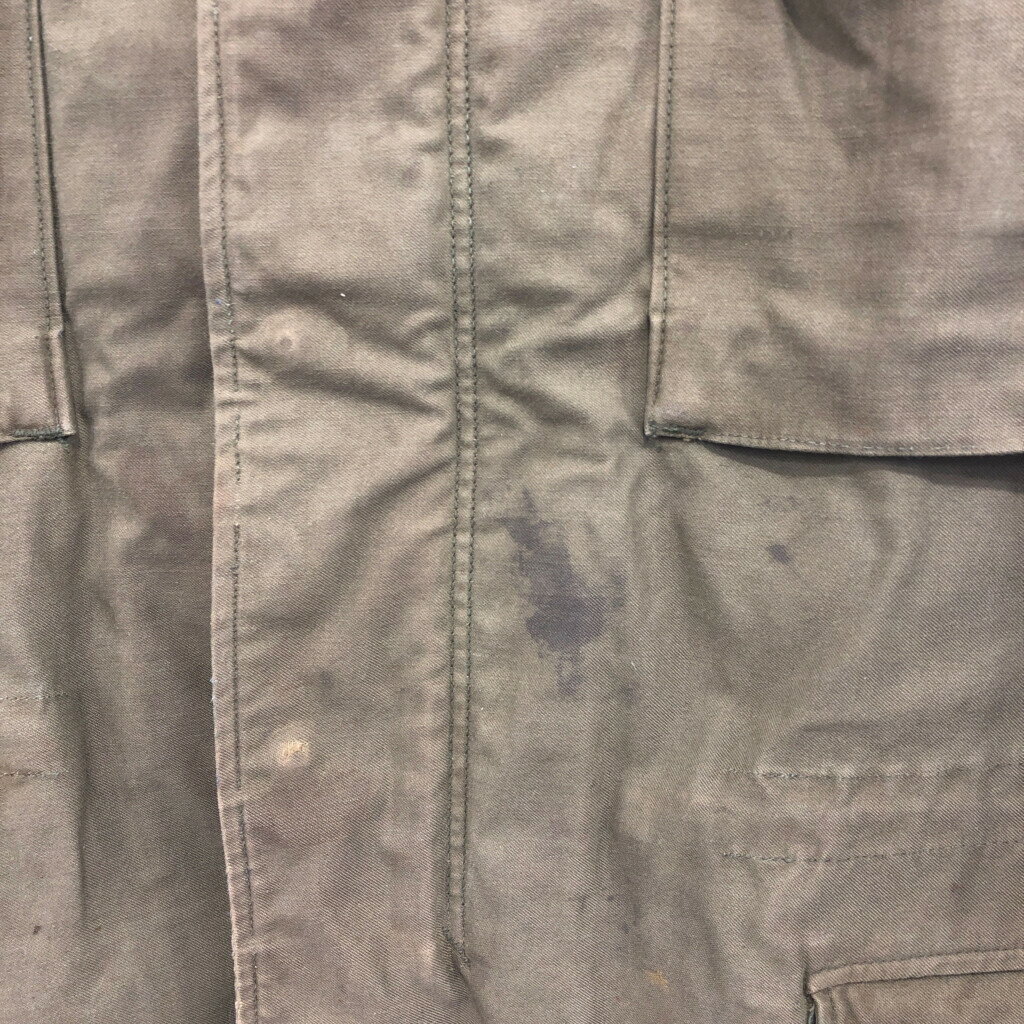 70年代 米軍実物 U.S.ARMY M-65 フィールドジャケット 3rd グレーライナー ミリタリー (メンズ M-R) 中古 古着 P8127