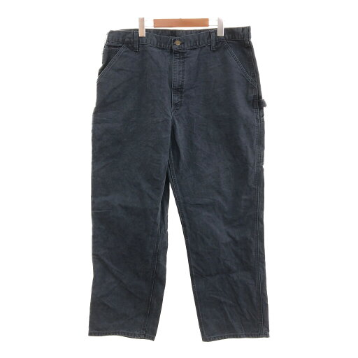 2000年代~ Carhartt カーハート ダック ペインターパンツ ボトムス 大きいサイズ ワーク ネイビー (メンズ 40×32) 中古 古着 P8953 2000年代~ Carhartt カーハート ダック ペインターパンツ ボトムス 大きいサイズ ワーク ネイビー (メンズ 40×32) 中古 古着 P8953