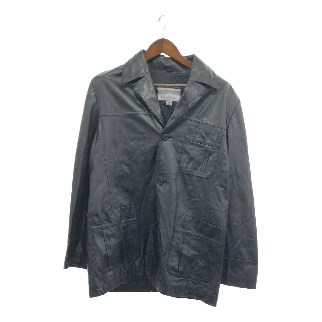 Leather Jacket - WILSONS LEATHER レザージャケット ブラック (メンズ M) P8992