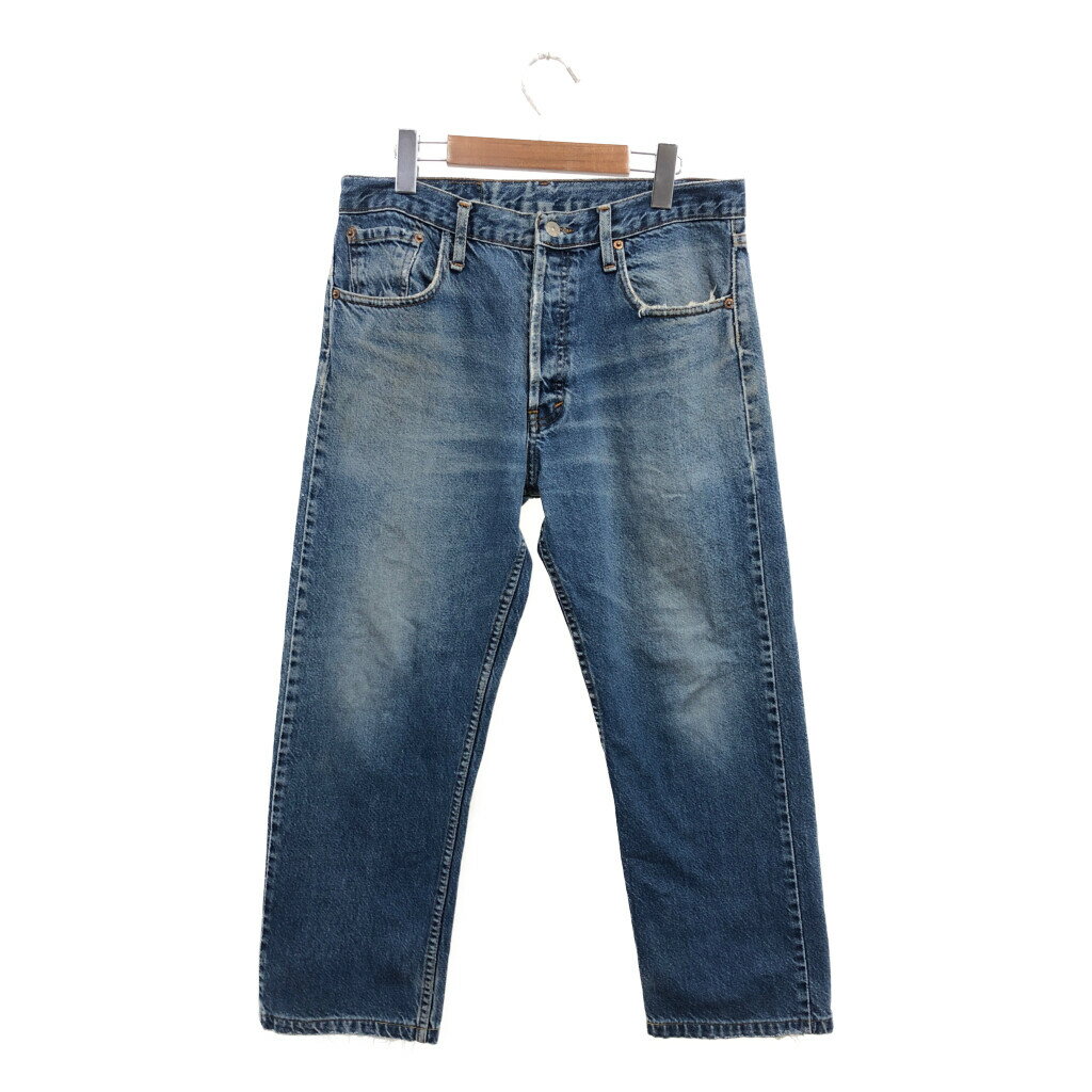 90N USA Levi's [oCX 501 Xg[g fjpc AJW u[ (Y W32 L30)  Ò P9318