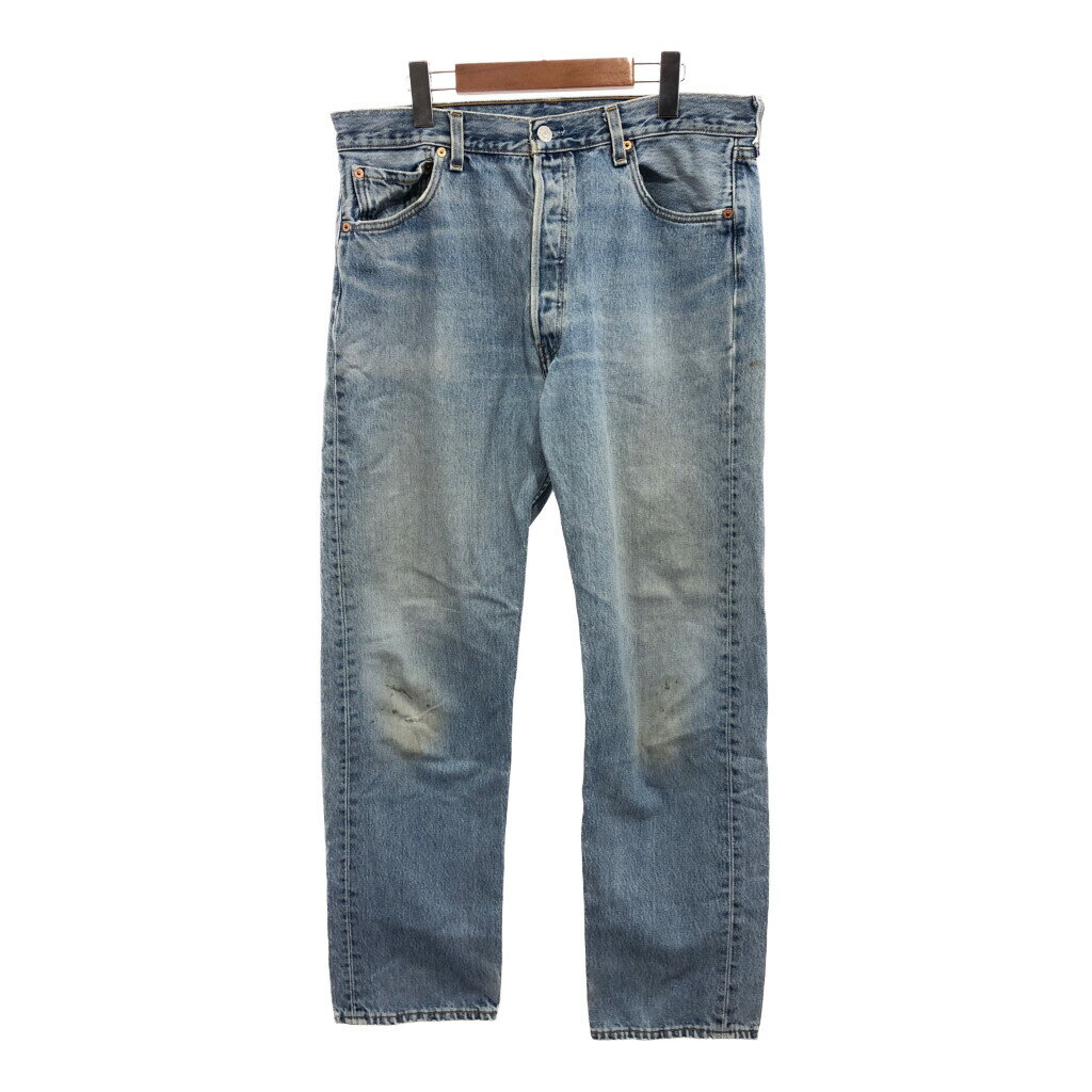 90N USA Levi's [oCX 501 Xg[g fjpc {gX AJW u[ (Y 36/32)  Ò P9168