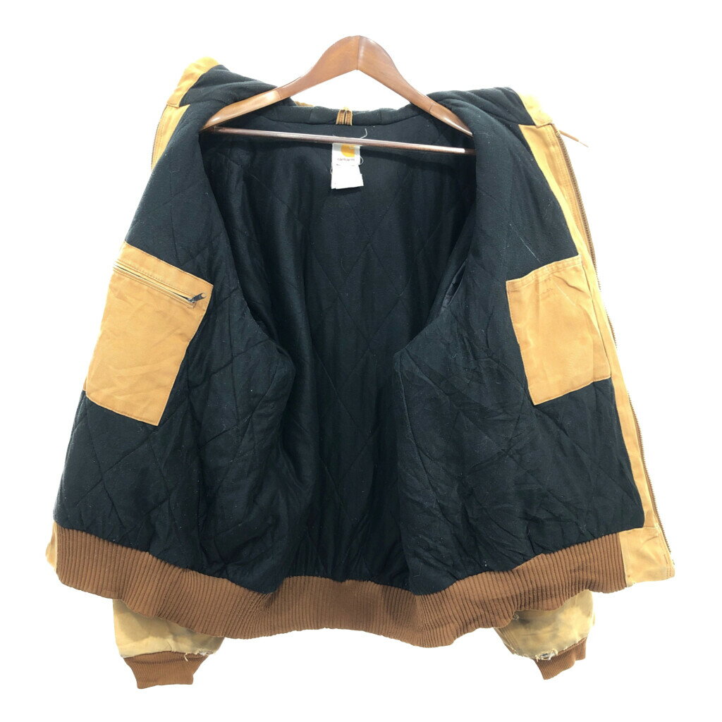 Carhartt カーハート アクティブジャケット ワーク ダック地 ブラウン (メンズ XL相当) 中古 古着 P9650