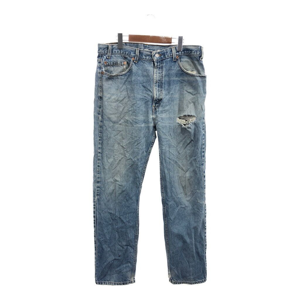 2000N` USA Levi's [oCX 505 fjpc {gX AJW 傫TCY u[ (Y 38~32)  Ò Q0257