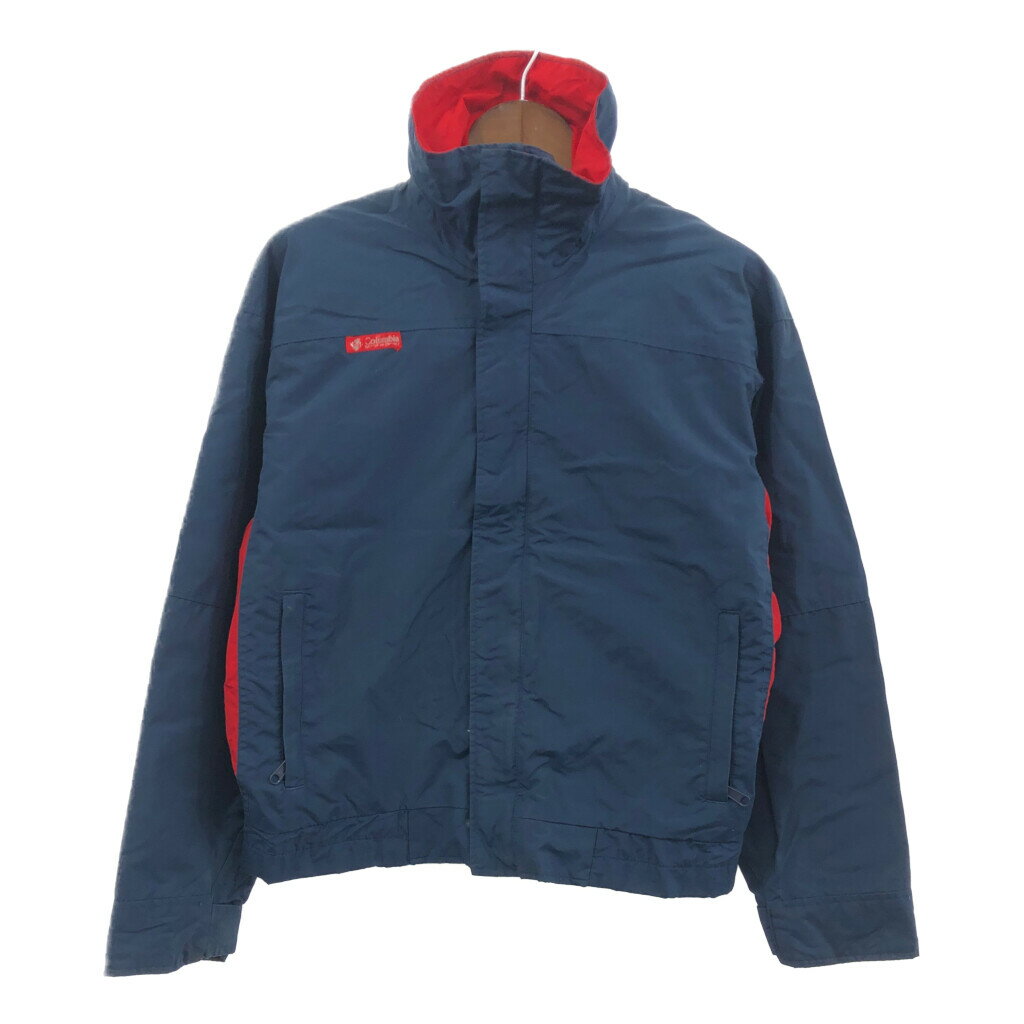DESCRIPTION ブランドColumbia/コロンビア サイズ【サイズ】M 【実寸】 肩幅：約60cm着丈：約62cm身幅：約69cm袖丈：約59cm 主な素材表地 : ナイロン 色ネイビー 仕様 70年代アウトドア 状態 汚れ：袖先、脇、腹部、腰、裾破れ：脇特記事項：劣化、使用感あり ライナー欠損 商品管理番号Q1050 ABOUT ITEM商品撮影時の照明やお使いのモニター・ブラウザ等ご覧いただく環境により実物と商品画像の色が多少異なる場合がございます。全てアメリカからの輸入品ですがブランドやアイテムによりそれぞれサイズ感が異なります。生地の伸縮や厚み等、測定に多少の誤差が生じる場合がございますが、表記サイズと合わせまして実寸値を記載させていただいておりますので必ずご確認ください。新品や未使用品と記載があるもの以外は全て中古品ですので、程度は異なりますが使用感がございます。状態は慎重に確認し商品説明や画像により記載しておりますが、全てを記載することは中古品の特性上困難です。ご不明な点やご質問がございましたらお気軽にお問い合わせください。