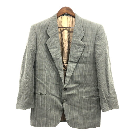 イタリア製 GIORGIO ARMANI ジョルジオ アルマーニ テーラードジャケット チェック柄 グリーン (メンズ 40R) Q1734 イタリア製 GIORGIO ARMANI ジョルジオ アルマーニ テーラードジャケット チェック柄 グリーン (メンズ 40R) Q1734