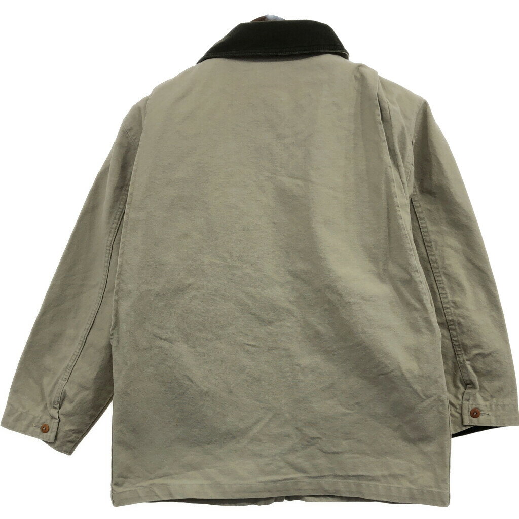 90年代 L.L.Bean エルエルビーン ハンティングジャケット アウトドア ベージュ (メンズ M相当) Q1799