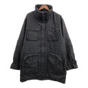 90年代 TOMMY HILFIGER トミーヒルフィガー アーバンサバイバルパーカー ジャケット 大きいサイズ ブラック (メンズ XXL) 中古 古着 Q1850(4)