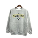 NFL PITTSBURGH STEELERS スウェット グレー (メンズ XL相当) Q2049