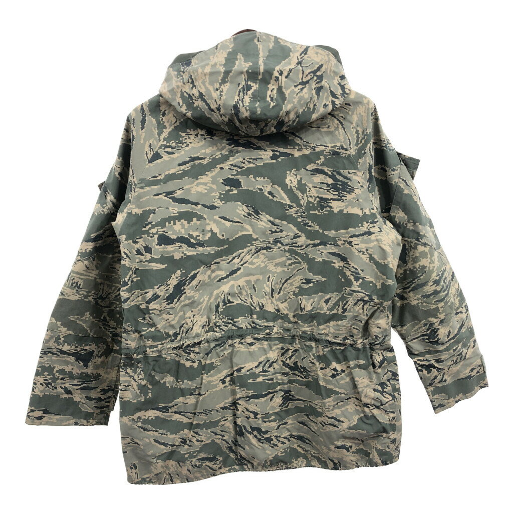 米軍実物 U.S.AIRFORCE GORE-TEXパーカージャケット ミリタリー ABUカモ (メンズ MEDIUM-REGLAR) 中古 古着 Q2099