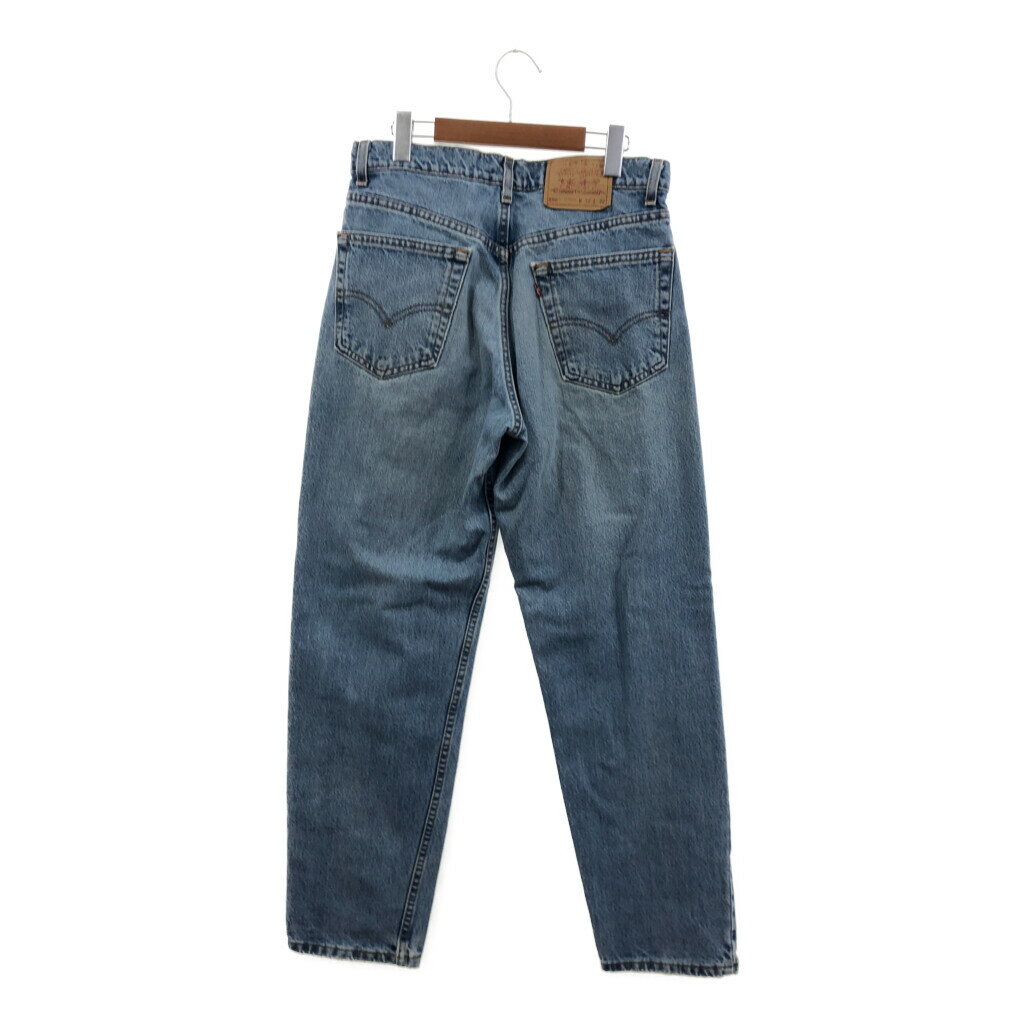 90年代 USA製 Levi's リーバイス 550 リラックスフィット デニムパンツ アメカジ ブルー (メンズ W32 L32) 中古 古着 Q2470