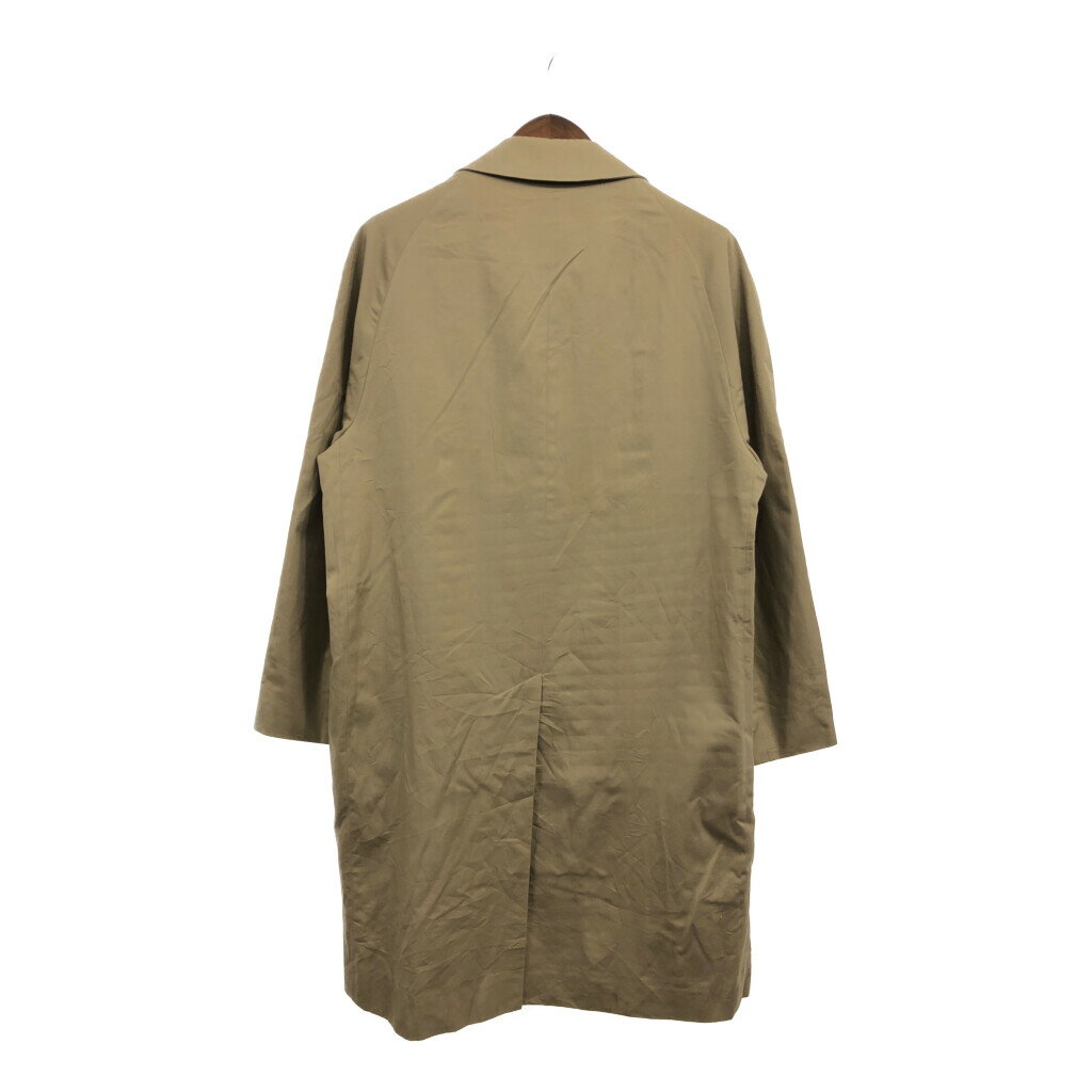 80年代 カナダ製 Aquascutum アクアスキュータム Aqua5 チェスターコート ベージュ (メンズ XL相当) 中古 古着 Q3085