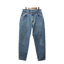 90年代 USA製 Levi's リーバイス 560 テーパード デニムパンツ アメカジ ブルー (メンズ W32 L34) 中古 古着 Q3065