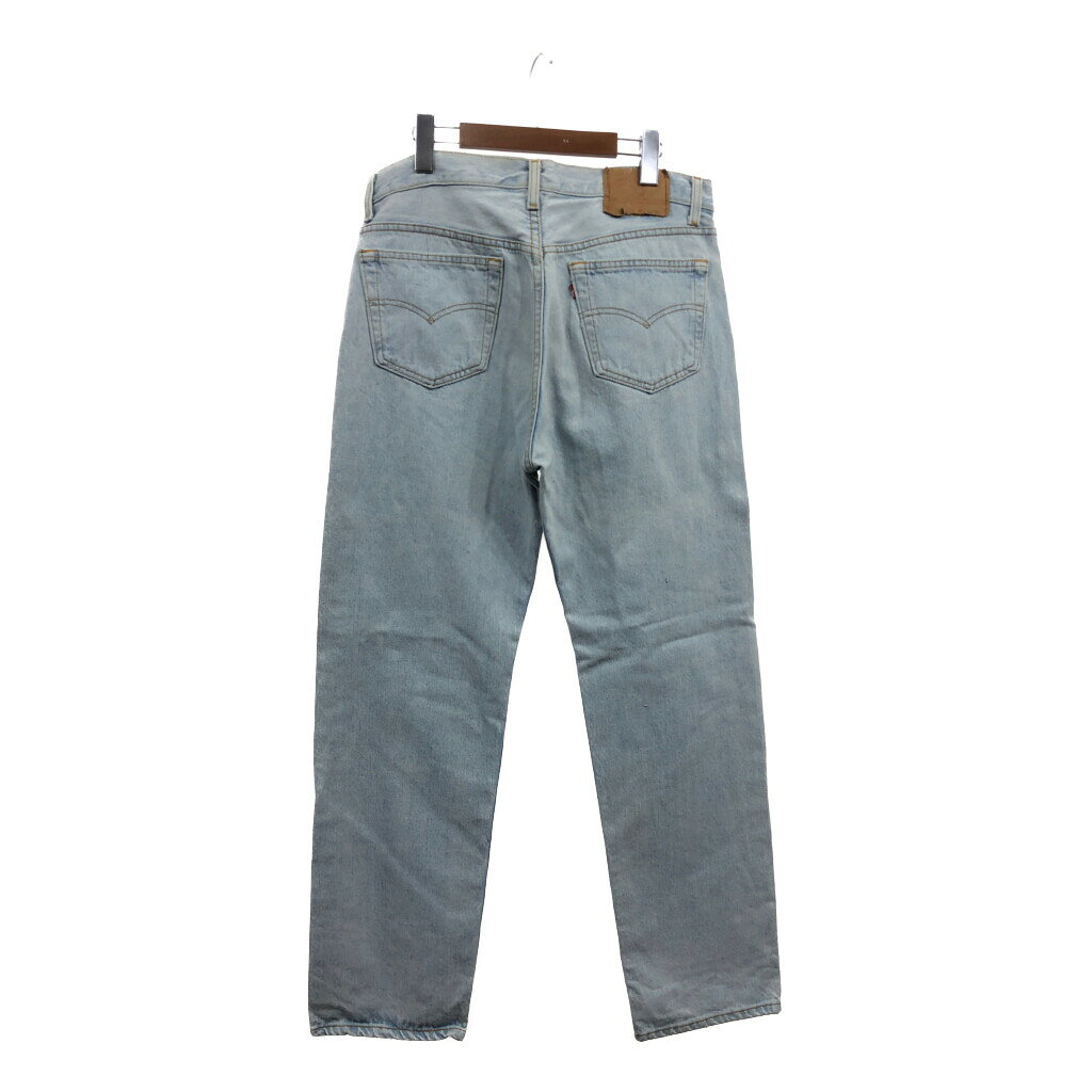 SALE///// 90年代 USA製 Levi's リーバイス 501 デニムパンツ アメカジ ブルー (メンズ W34 L32) 中古 古着 Q3045