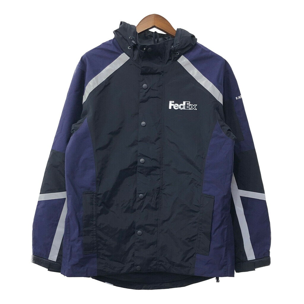 2000年代～ VF imagewear Fed Ex フェデックス リフレクター ナイロン ジャケット ネイビー (メンズ M) 中古 古着 Q4033