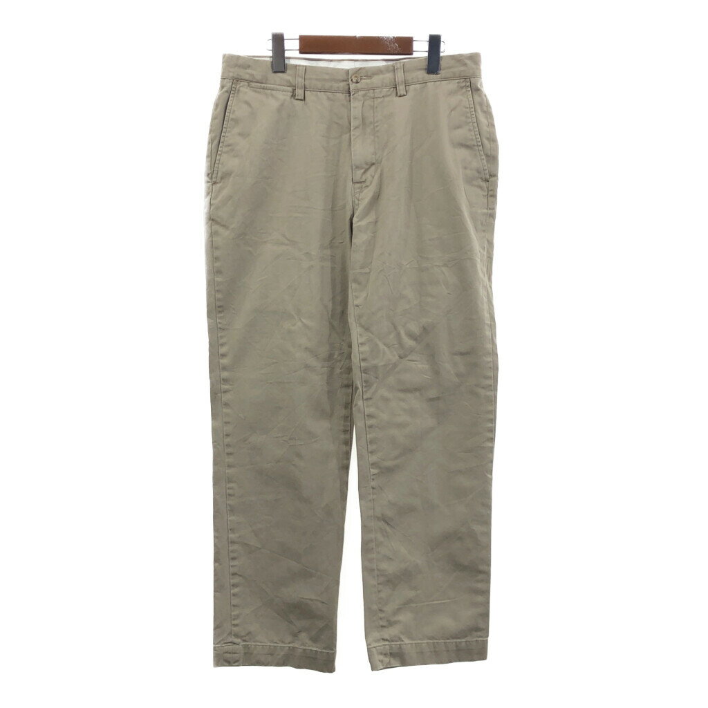 Polo by Ralph Lauren ポロ ラルフローレン チノパンツ アメカジ ポロチノ ベージュ (メンズ W33 L30) 中古 古着 Q4200