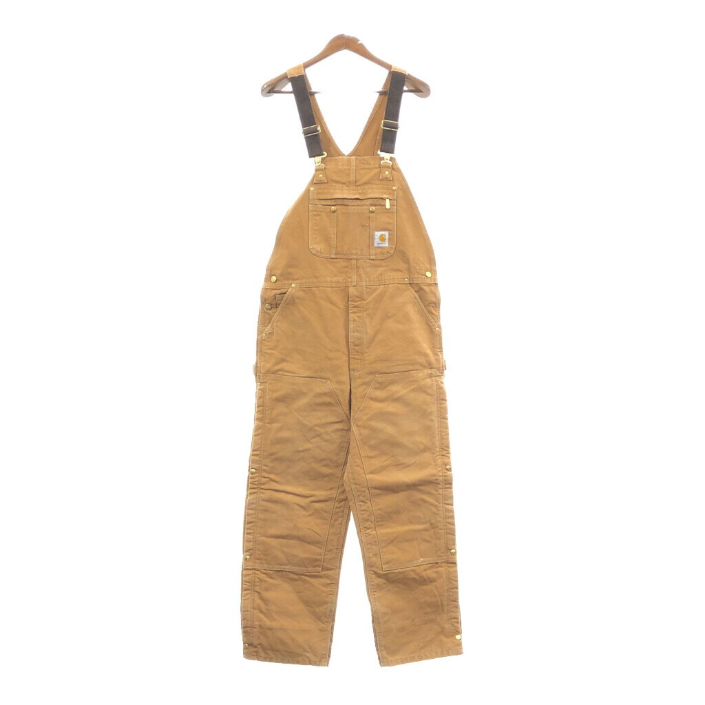 DESCRIPTION ブランドCarhartt/カーハート サイズ【サイズ】W40 L32【実寸】 総丈：約168cmウエスト：約100cm股上：約37cm股下：約78cmわたり幅：約34cm裾幅：約25cm 主な素材表地 : コットン ...