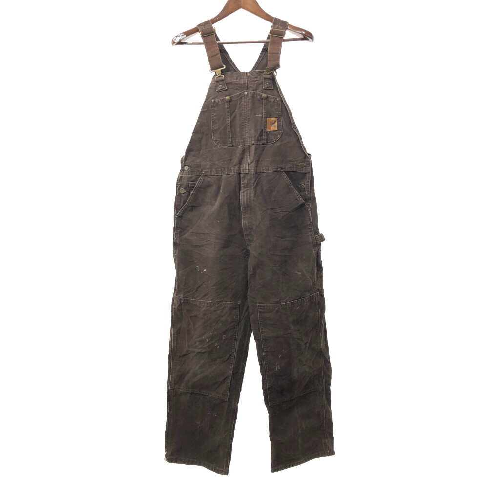 DESCRIPTION ブランドCarhartt/カーハート サイズ【サイズ】W36 L32【実寸】 総丈：約160cmウエスト：約92cm股上：約38cm股下：約80cmわたり幅：約33cm裾幅：約26cm 主な素材表地 : コットン 色...