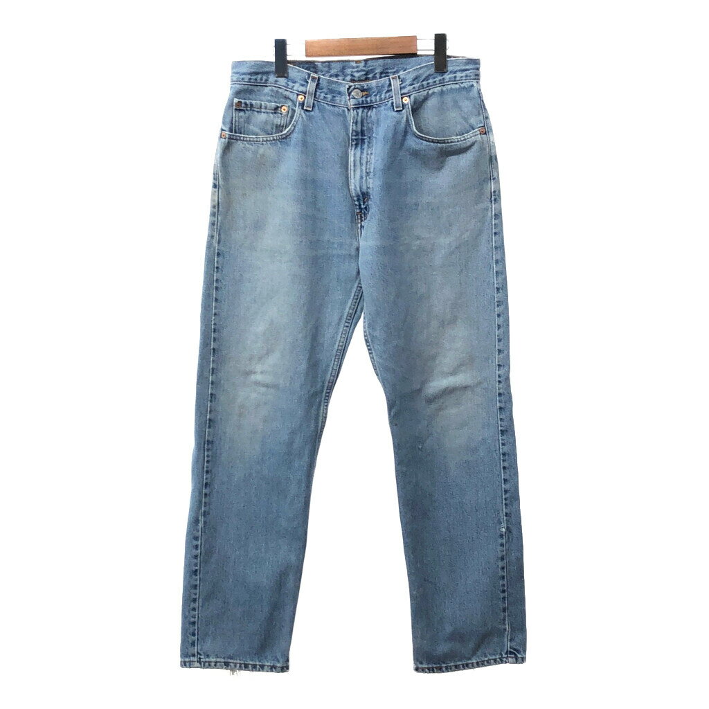 SALE///// 00年代 Levi's リーバイス 505 デニムパンツ アメカジ ライトブルー (メンズ W34 L30) 中古 古着 Q4821