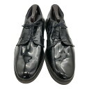 BATES エナメル プレーントゥ シューズ 米軍 ミリタリー ブラック (メンズ 11.5 D) 中古 古着 KA0937(4)