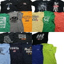 古着卸 まとめ売り カラーmix プリント 半袖Tシャツ 20枚セット (メンズ 2XL ) カラーMIX ブラック アニマル MS9345