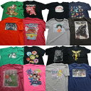 古着卸 まとめ売り カラーmix プリント 半袖Tシャツ 16枚セット (メンズ XL ) キャラクター カラーMIX ミッキー MS9375