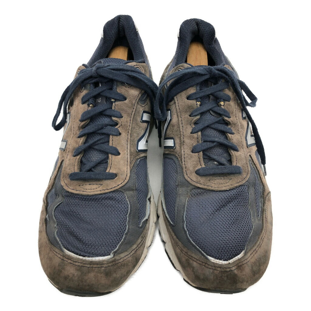 USA製 NEW BALANCE ニューバランス 990 v4 スニーカー ネイビー (メンズ 11) 中古 古着 KA1012