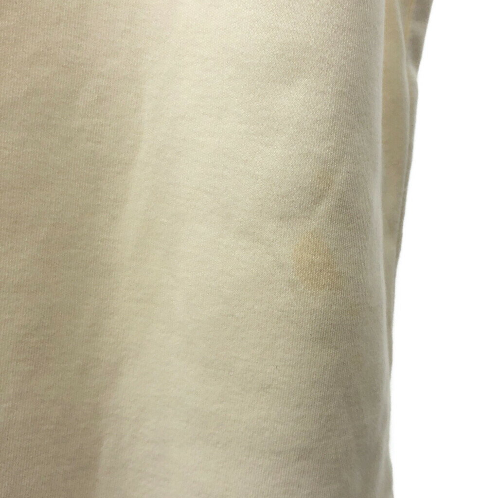 90年代 Polo by Ralph Lauren ポロ ラルフローレン ポロシャツ ワンポイント アイボリー (メンズ L) 中古 古着 Q7316