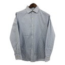 Polo by Ralph Lauren ポロ ラルフローレン 長袖シャツ ライトブルー (メンズ 16.5) 中古 古着 Q8072(4)