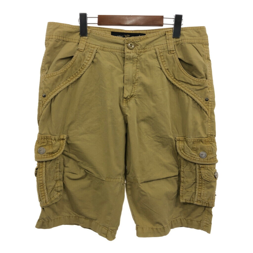 SALE///// XRAY JEANS カーゴ ショートパンツ ベージュ (メンズ W34) Q7962