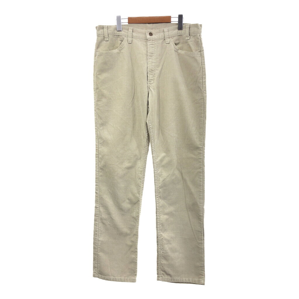 90年代 USA製 Levi's リーバイス 519 コーデュロイパンツ ベージュ (メンズ W36 L32) 中古 古着 Q8458