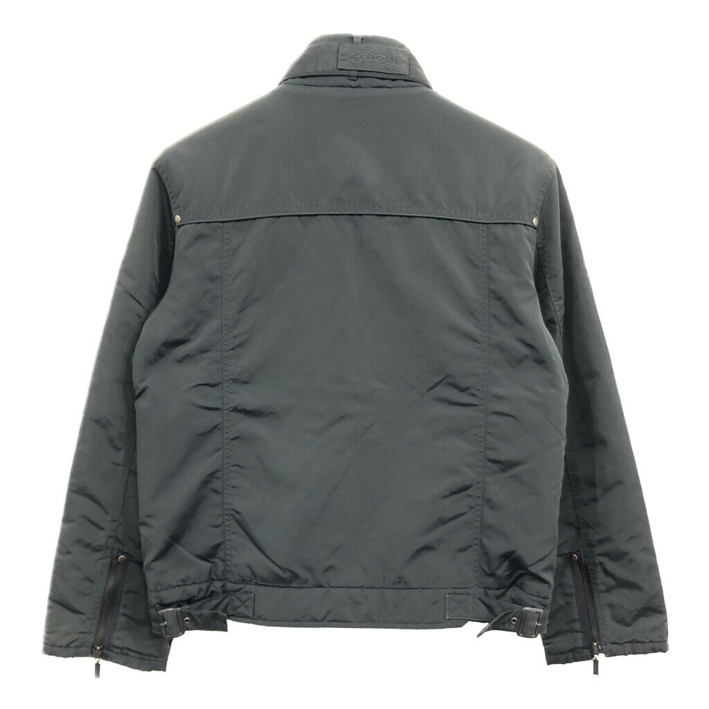 Schott ショット 中綿 ブルゾンジャケット グレー (メンズ M) 中古 古着 Q8883