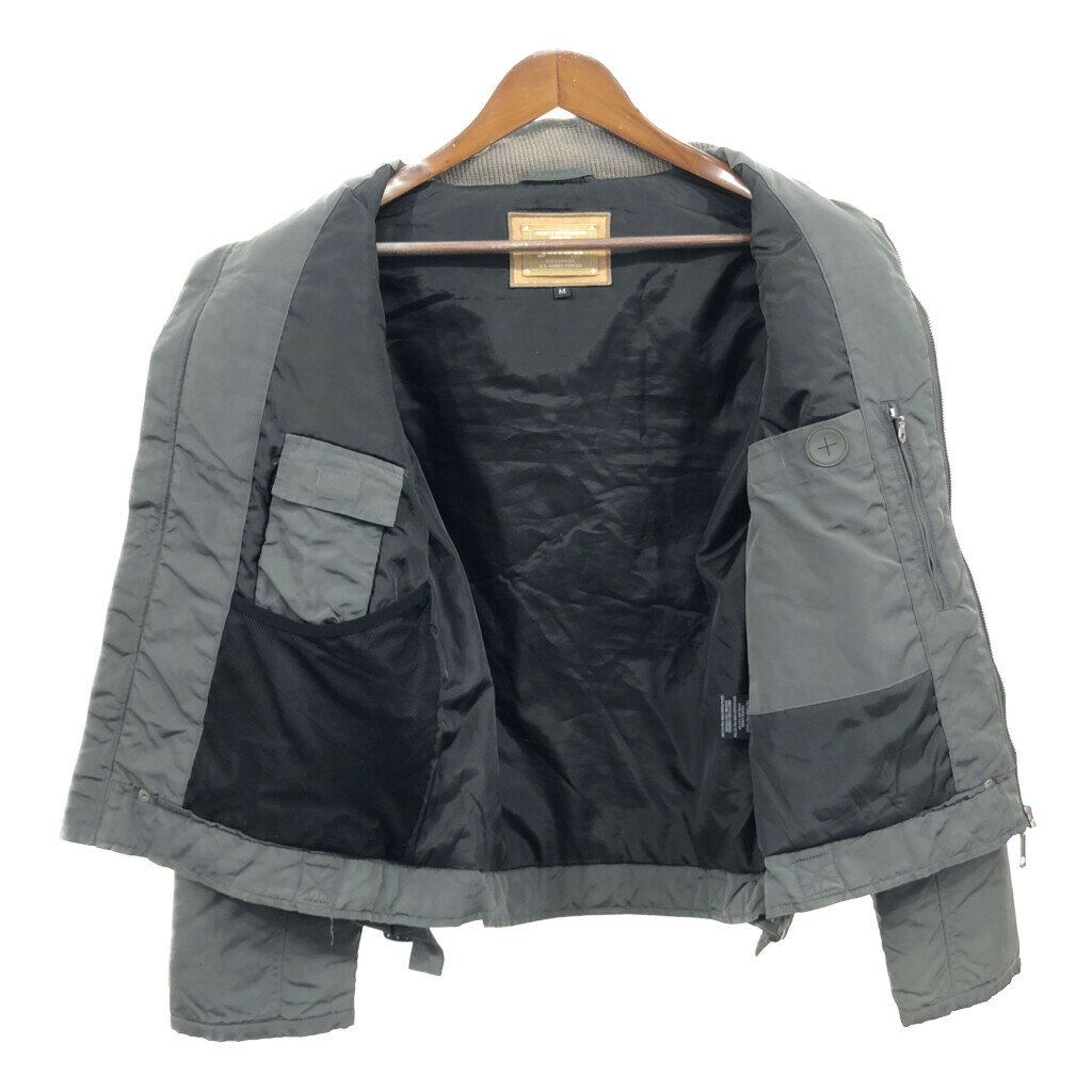 Schott ショット 中綿 ブルゾンジャケット グレー (メンズ M) 中古 古着 Q8883