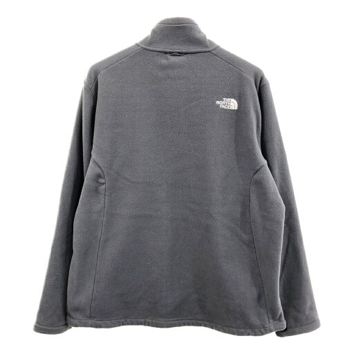 THE NORTH FACE ノースフェイス フリースジャケット アウトドア ワンポイントロゴ グレー (メンズ L) 中古 古着 Q8990