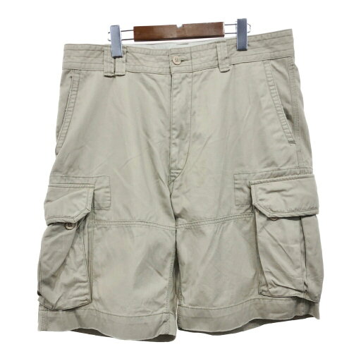 SALE///// Polo by Ralph Lauren ポロ ラルフローレン チノ カーゴ ショートパンツ ポロチノ ベージュ (メンズ 36) 中古 古着 Q9361 SALE///// Polo by Ralph Lauren ポロ ラルフローレン チノ カーゴ ショートパンツ ポロチノ ベージュ (メンズ 36) 中古 古着 Q9361