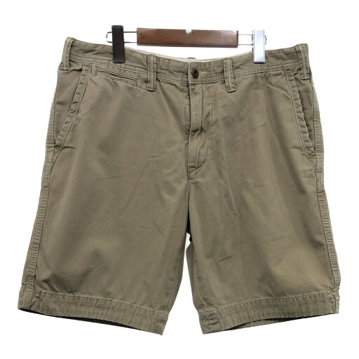 SALE///// 00年代 Polo by Ralph Lauren ポロ ラルフローレン チノ ショートパンツ ポロチノ ベージュ (メンズ 34) 中古 古着 Q9369 SALE///// 00年代 Polo by Ralph Lauren ポロ ラルフローレン チノ ショートパンツ ポロチノ ベージュ (メンズ 34) 中古 古着 Q9369