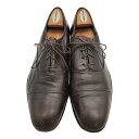 80年代 FLORSHEIM フローシャイム Royal Imperial ストレートチップ レザーシューズ ブラウン (メンズ 9 D) 中古 古着 KA1150