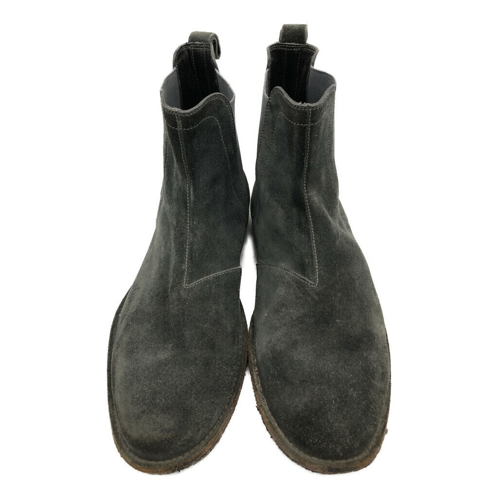 樂天商城 - イタリア製 BOTTEGA VENETA ボッテガ ヴェネタ サイドゴア ブーツ グレー (メンズ 45) 中古 古着 KA1176