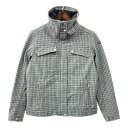 THE NORTH FACE ノースフェイス ソフトシェルジャケット アウトドア チェック グレー (レディース XL) 中古 古着 R0001