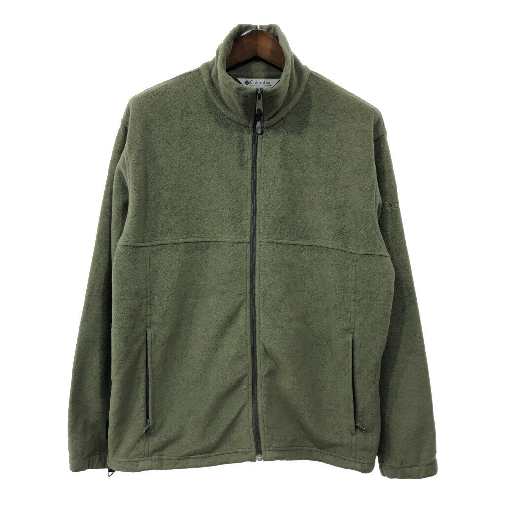 Columbia コロンビア フリースジャケット アウトドア ライトグリーン (メンズ L) 中古 古着 R0109