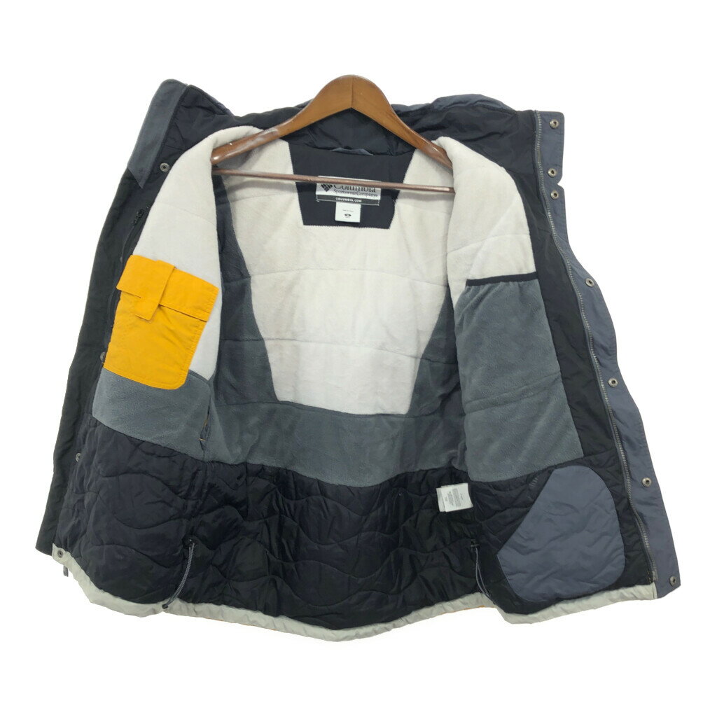 Columbia コロンビア 中綿 ナイロン ジャケット アウトドア イエロー (メンズ M) 中古 古着 R0224