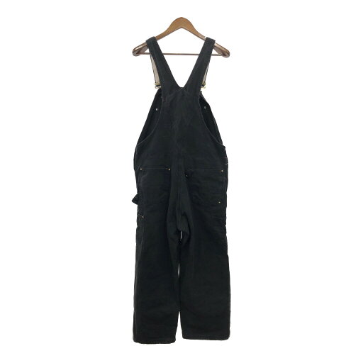 Carhartt カーハート ワーク オーバーオール ワーク ブラック (メンズ W41L29相当) 中古 古着 R0226