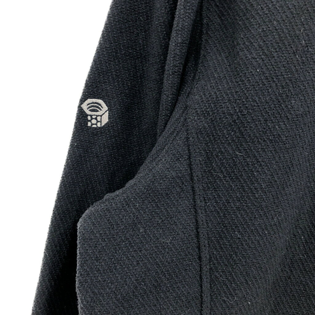 MOUNTAIN HARDWEAR マウンテンハードウェア ハーフジップ プルオーバー ジャケット アウトドア ブラック (メンズ XL) 中古 古着 Q9944