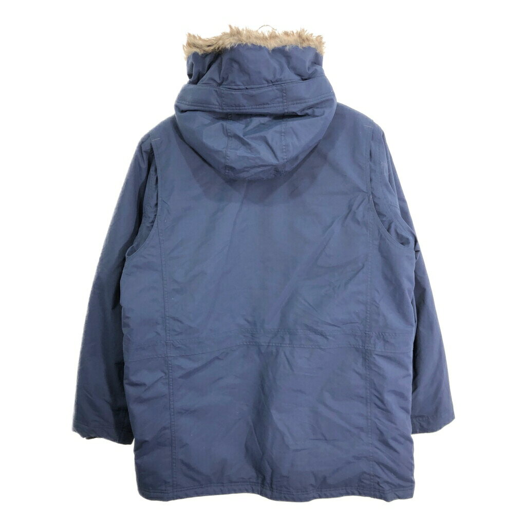 Eddie Bauer エディーバウアー WEATHEREDGE ダウンジャケット ネイビー (メンズ XL) 中古 古着 R0440