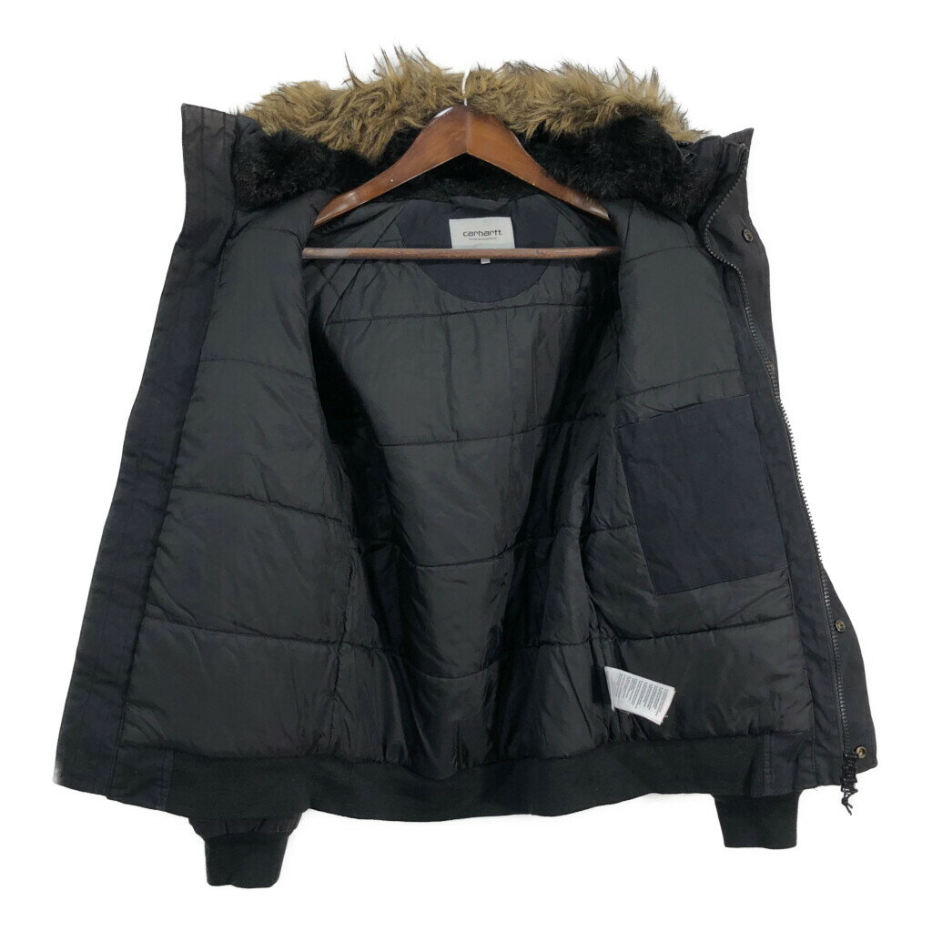 Carhartt カーハート トラッパージャケット ブラック (メンズ S) 中古 古着 R0512