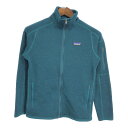 patagonia パタゴニア ベターセーター フリースジャケット アウトドア グリーン (レディース S) 中古 古着 R0596